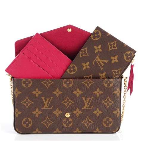 lv monogram pochette felicie|louis vuitton pochette wallet.